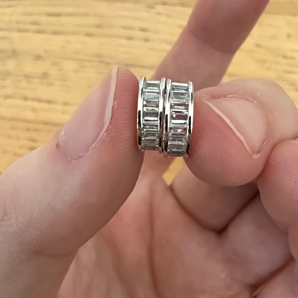Elegant Silver Hoop Earrings